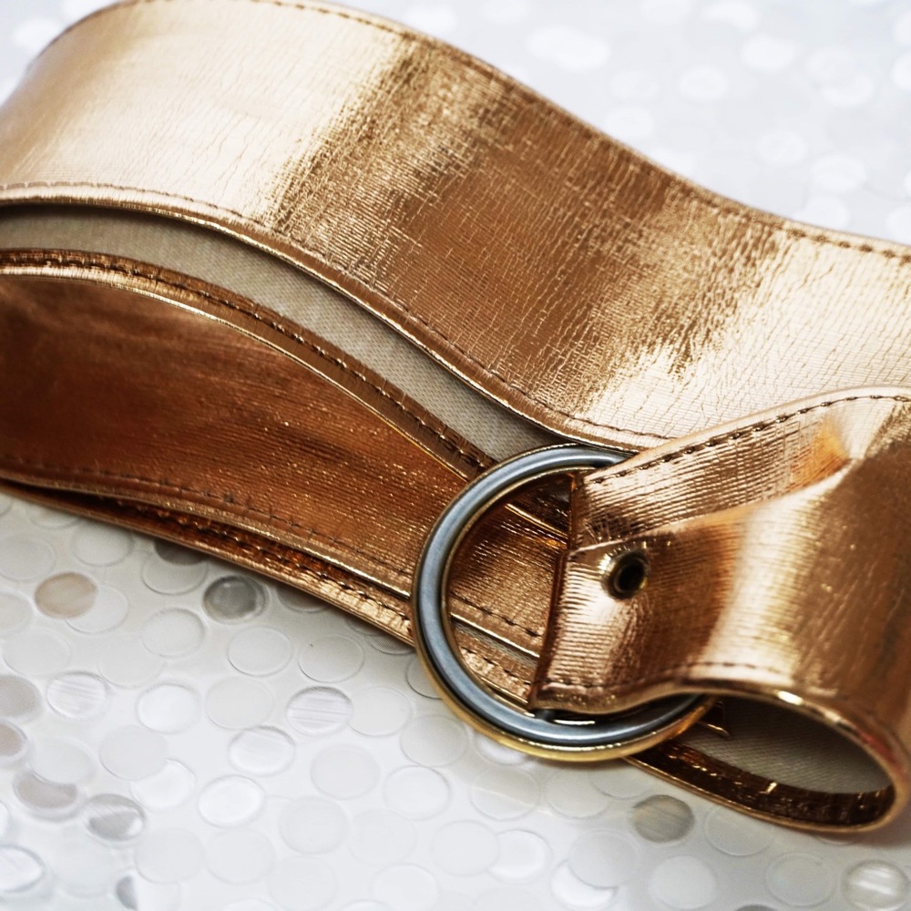 Metallic Gold Belt